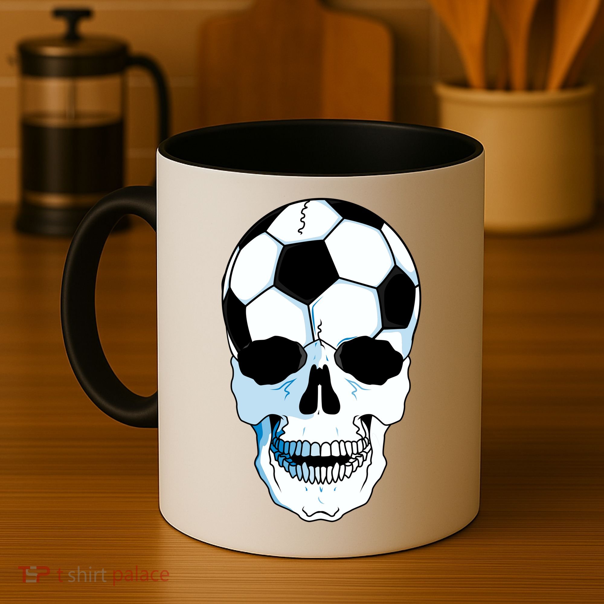 Soccer Skull Coffee Mug