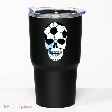 Soccer Skull Tumbler