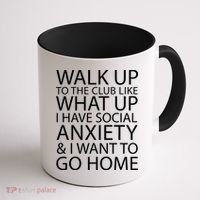 Social Anxiety Coffee Mug thumb 1