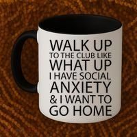 Social Anxiety Coffee Mug thumb 2