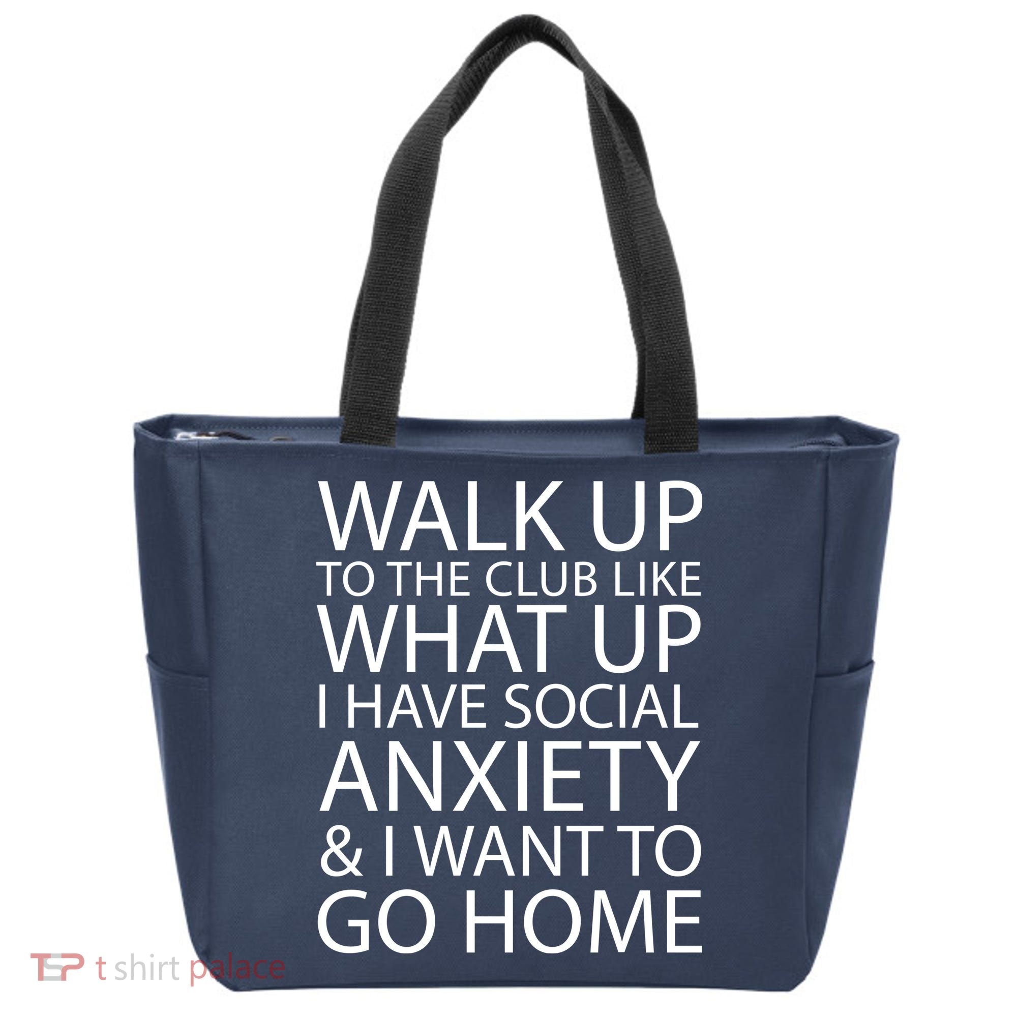 Social Anxiety Tote Bag
