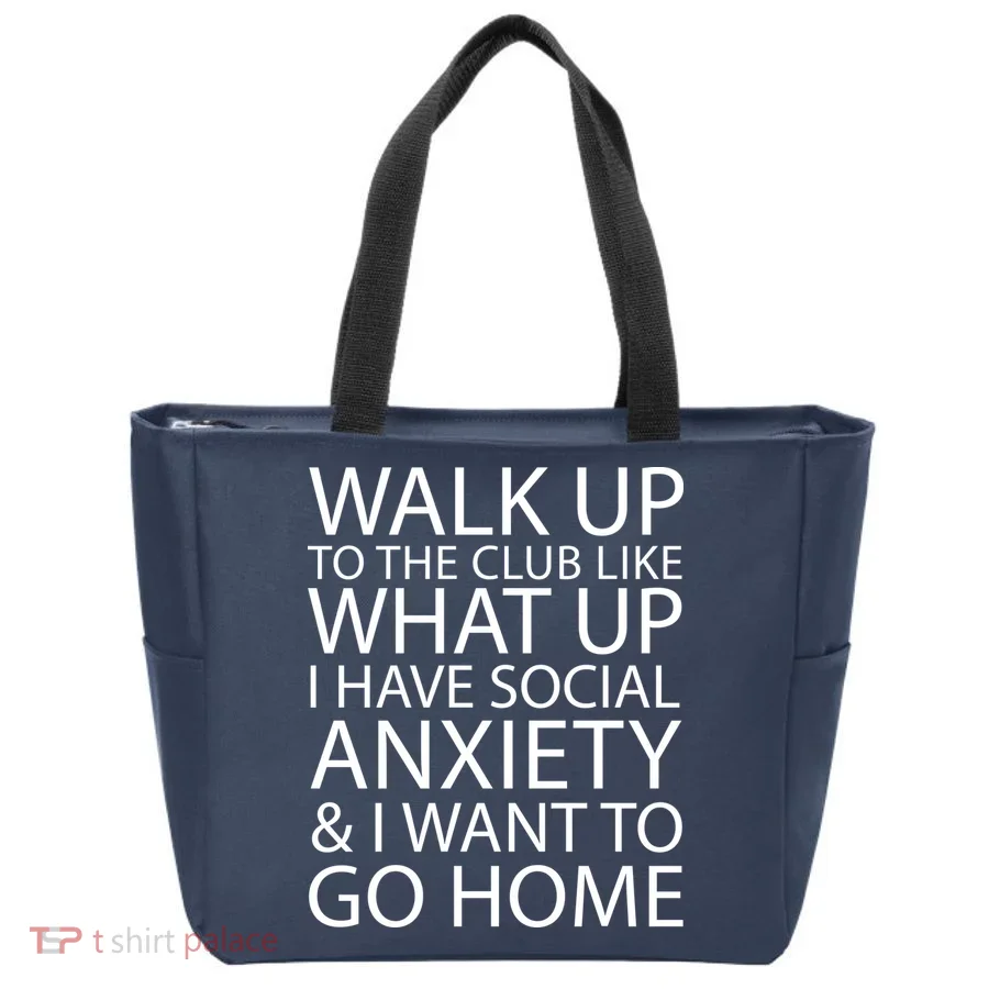Social Anxiety Tote Bag