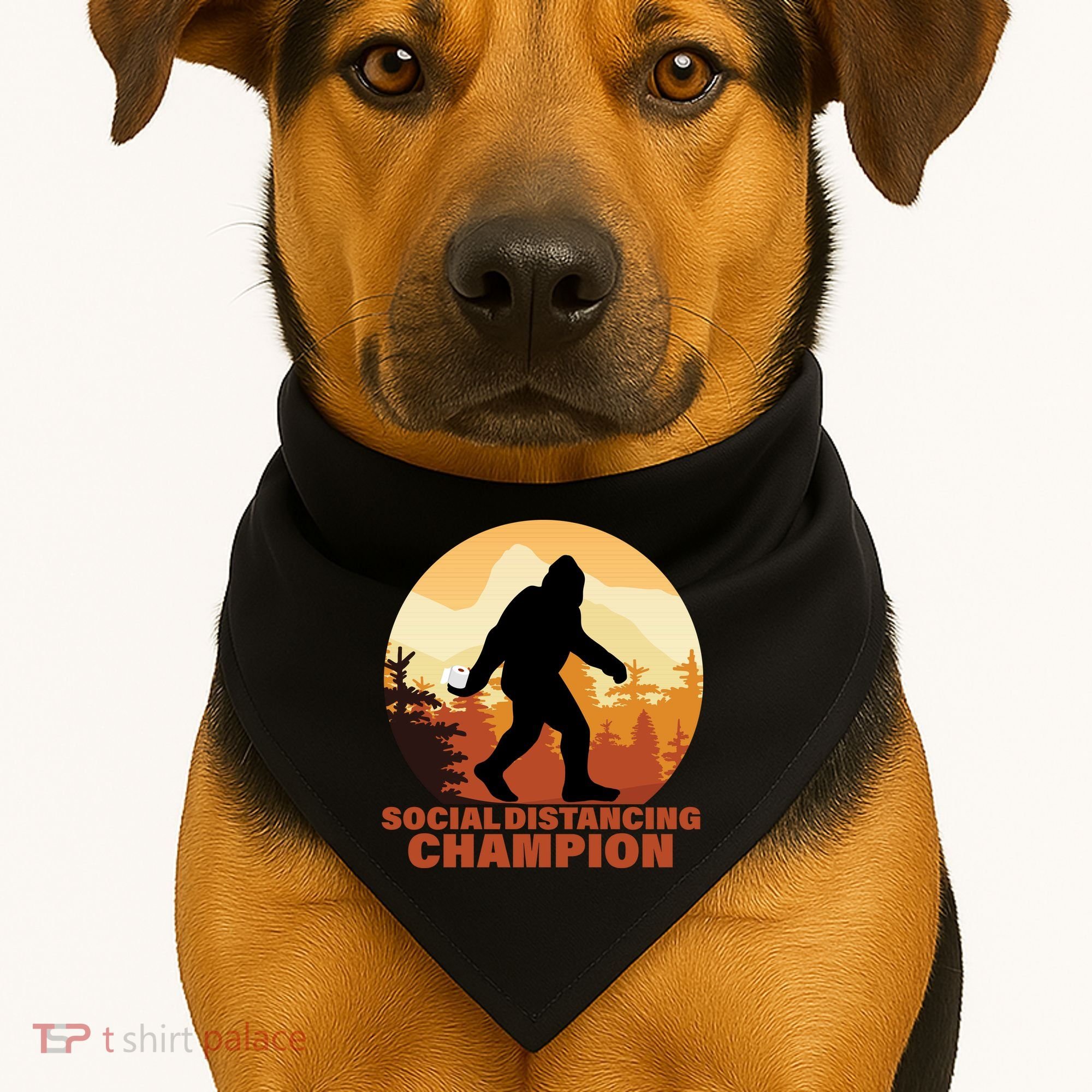 Social Distancing Champion USA-Made Doggie Bandana
