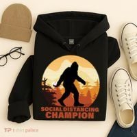 Social Distancing Champion Hoodie thumb 4