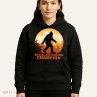 Social Distancing Champion Hoodie thumb 5