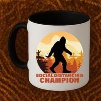 Social Distancing Champion Coffee Mug thumb 2