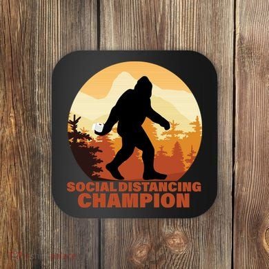 Social Distancing Champion Coaster