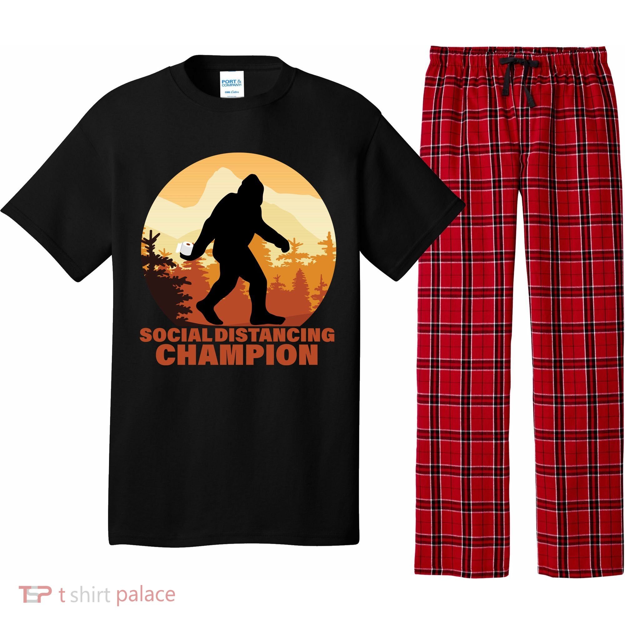 Social Distancing Champion Pajama Set