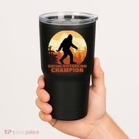 Social Distancing Champion Tumbler thumb 2