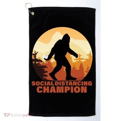 Social Distancing Champion Golf Towel
