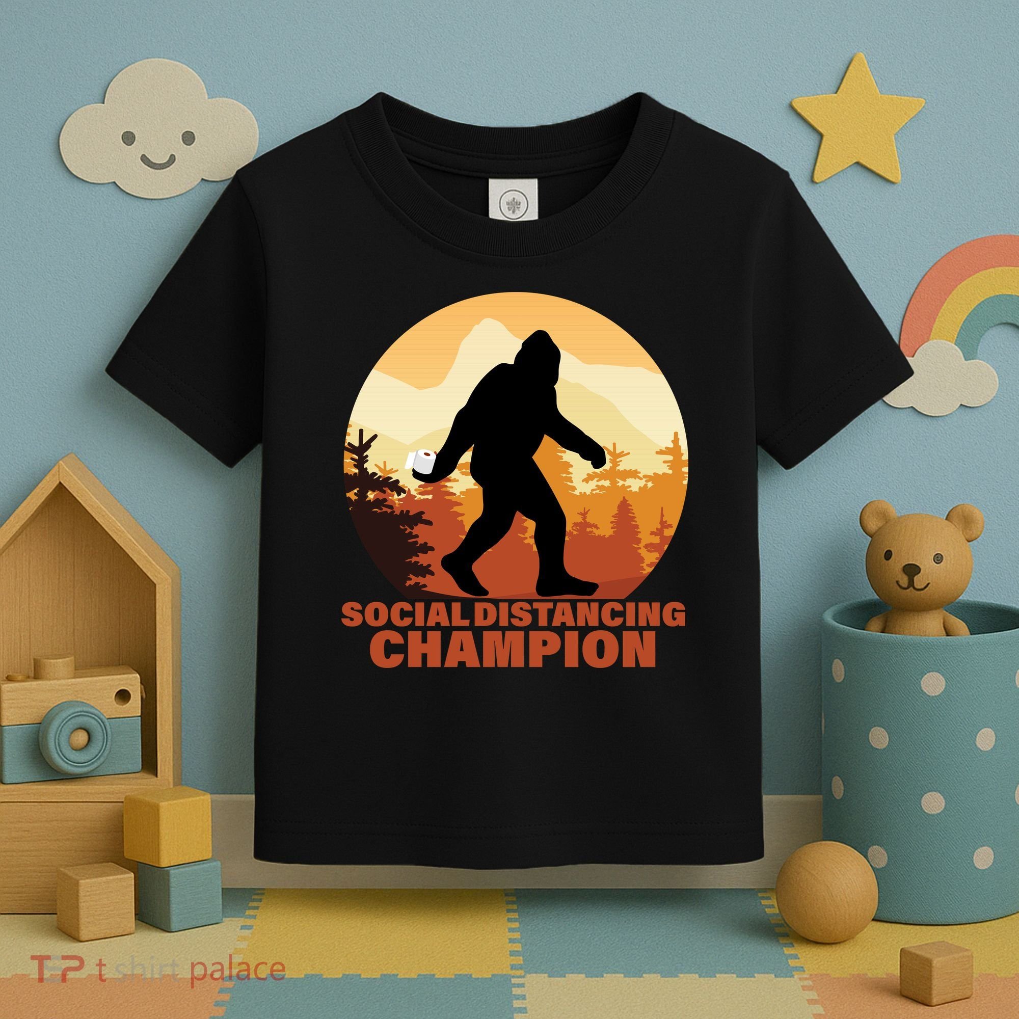 Social Distancing Champion Toddler T-Shirt
