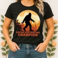 Social Distancing Champion Women's T-Shirt thumb 2
