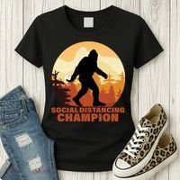 Social Distancing Champion Women's T-Shirt thumb 3