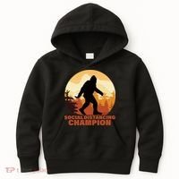 Social Distancing Champion Kids Hoodie thumb 0