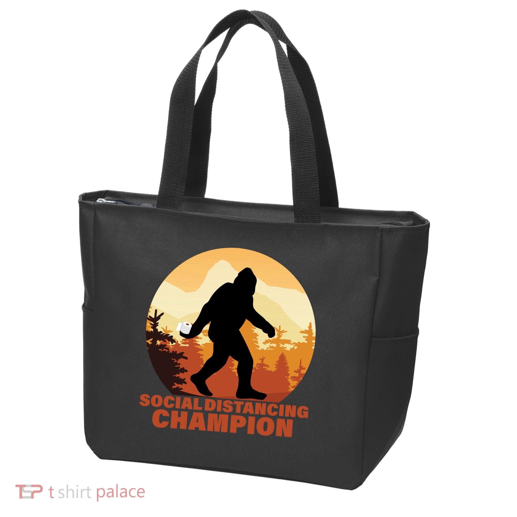 Social Distancing Champion Tote Bag