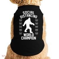 Social Distancing World Champion Sasquatch Doggie Tank thumb 0
