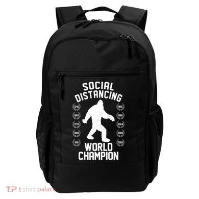 Social Distancing World Champion Sasquatch Backpack