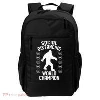 Social Distancing World Champion Sasquatch Backpack thumb 0