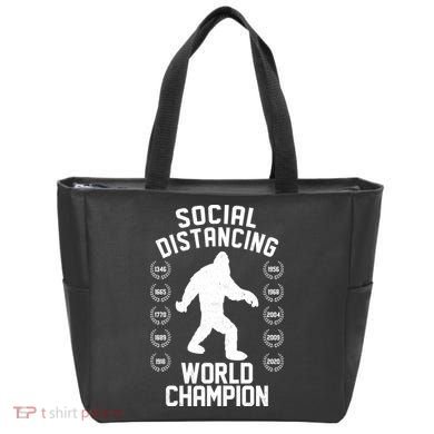 Social Distancing World Champion Sasquatch Tote Bag