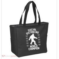 Social Distancing World Champion Sasquatch Tote Bag thumb 2