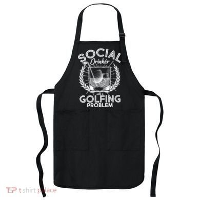 Social Drinker with a Golfing Problem Apron