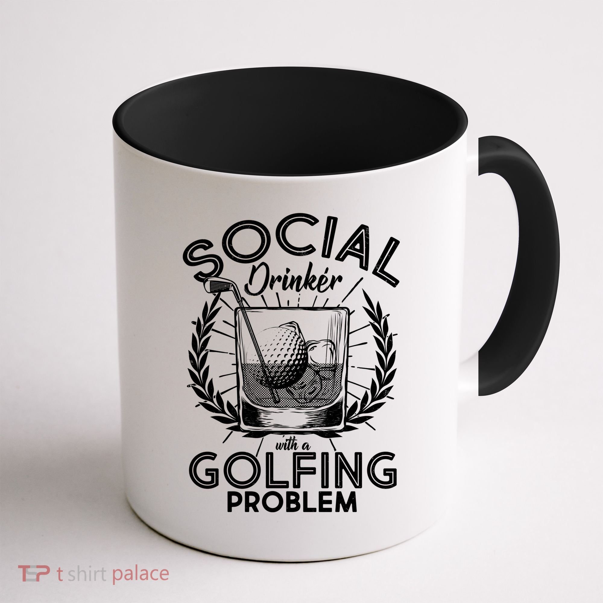 Social Drinker with a Golfing Problem Coffee Mug