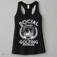 Social Drinker with a Golfing Problem Women's Tank Top thumb 3