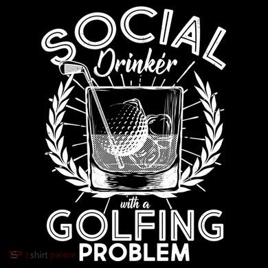 Social Drinker with a Golfing Problem Tall Hoodie