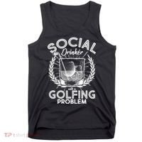 Social Drinker with a Golfing Problem Tank Top thumb 0