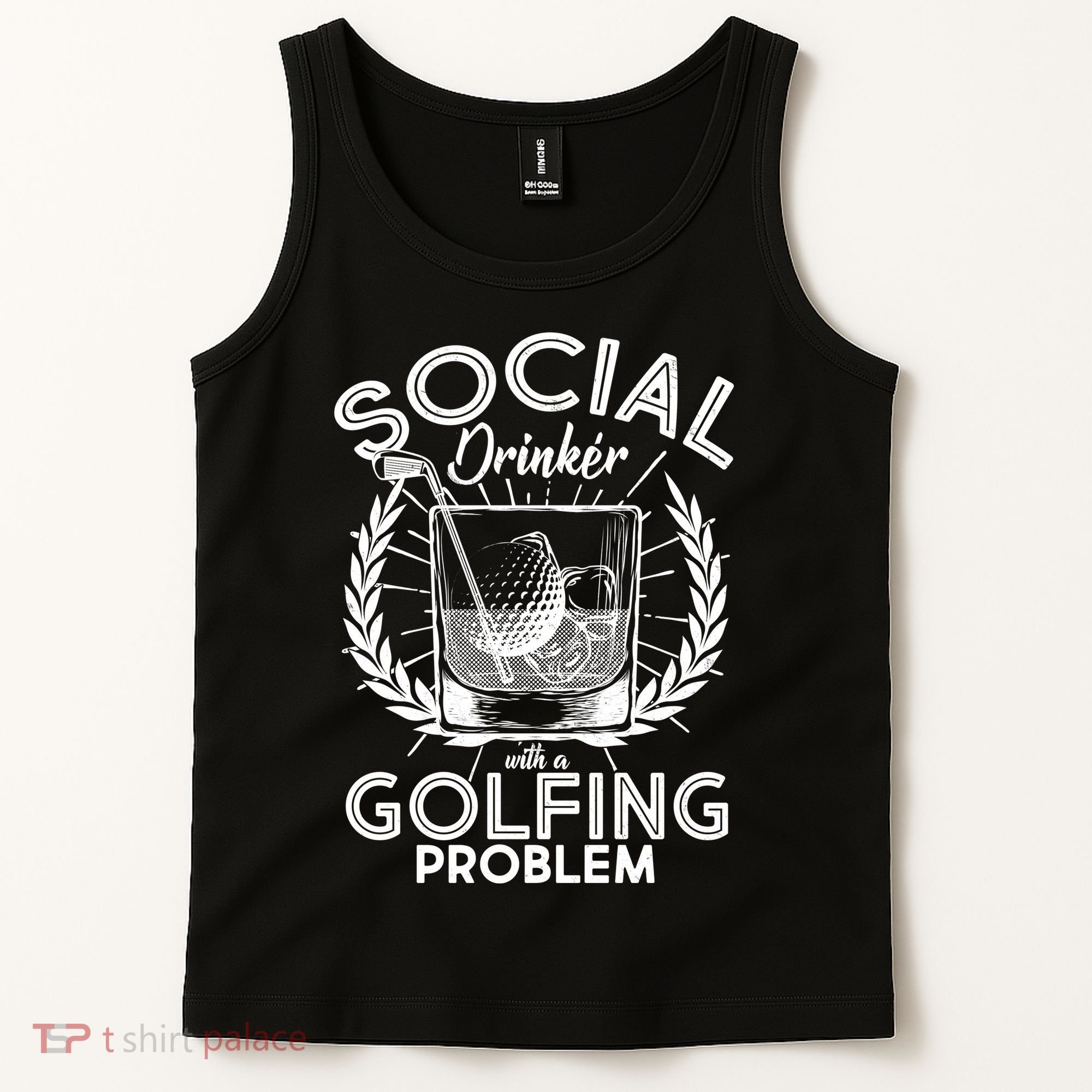 Social Drinker with a Golfing Problem Tank Top