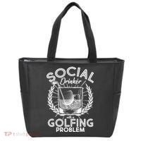 Social Drinker with a Golfing Problem Tote Bag thumb 0