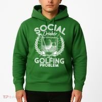 Social Drinker with a Golfing Problem Hoodie thumb 2