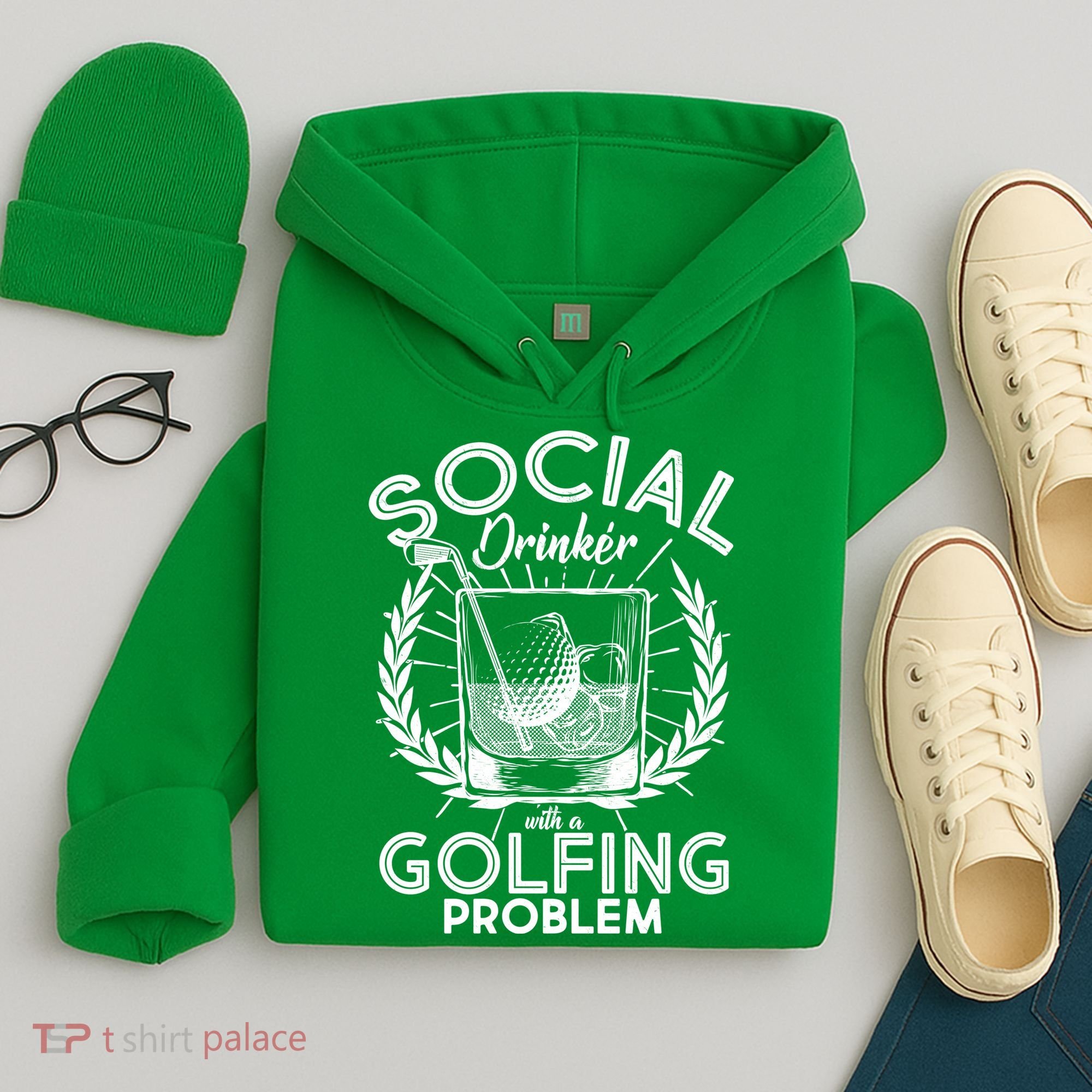 Social Drinker with a Golfing Problem Hoodie