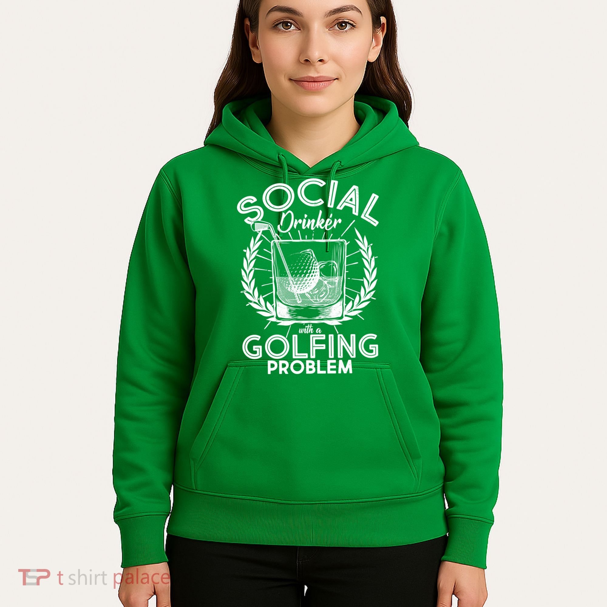 Social Drinker with a Golfing Problem Hoodie
