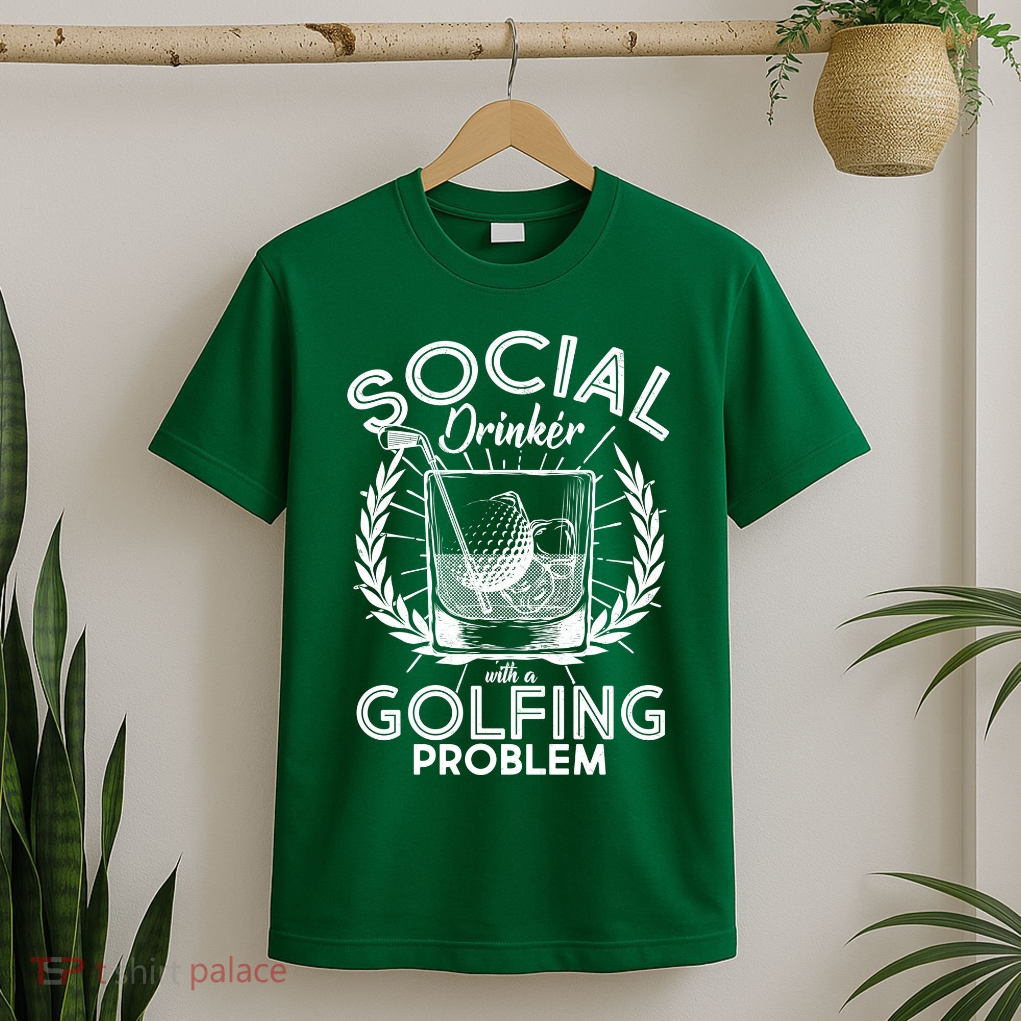 Social Drinker with a Golfing Problem T-Shirt