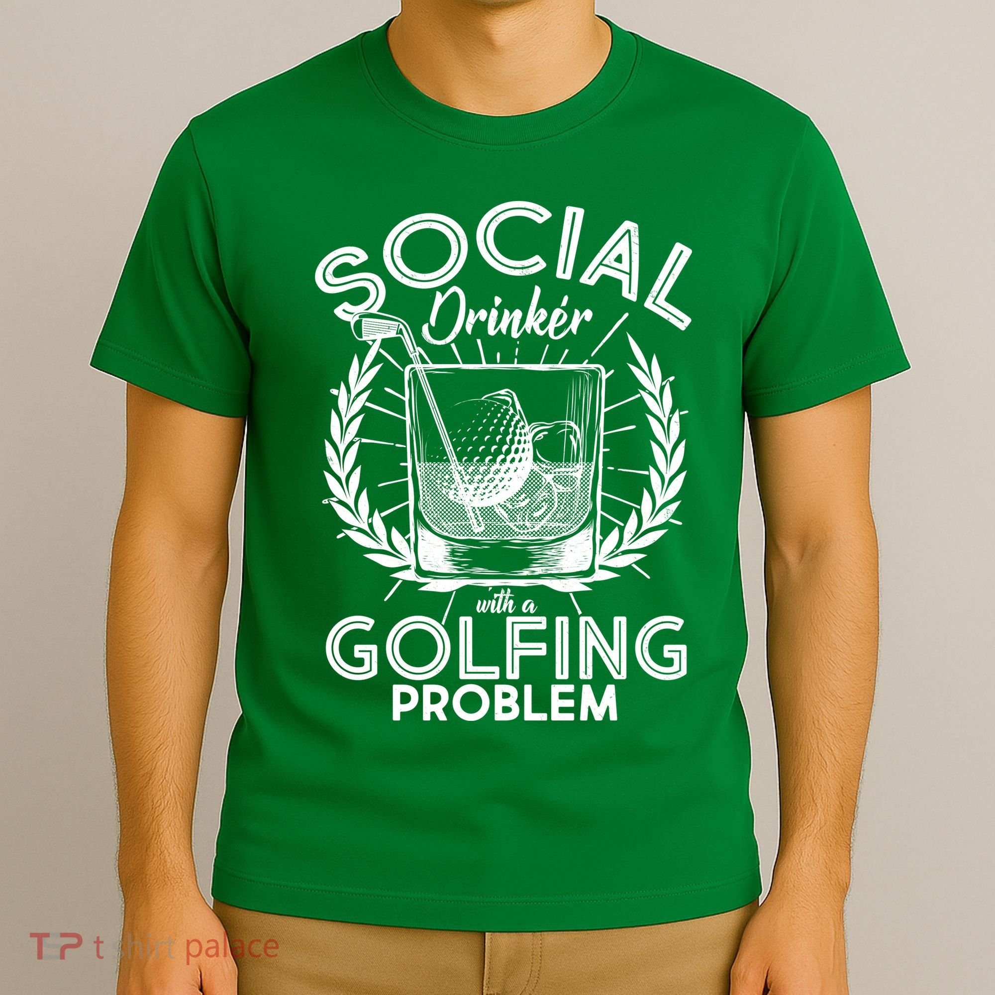 Social Drinker with a Golfing Problem T-Shirt
