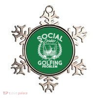 Social Drinker with a Golfing Problem Ornament thumb 0
