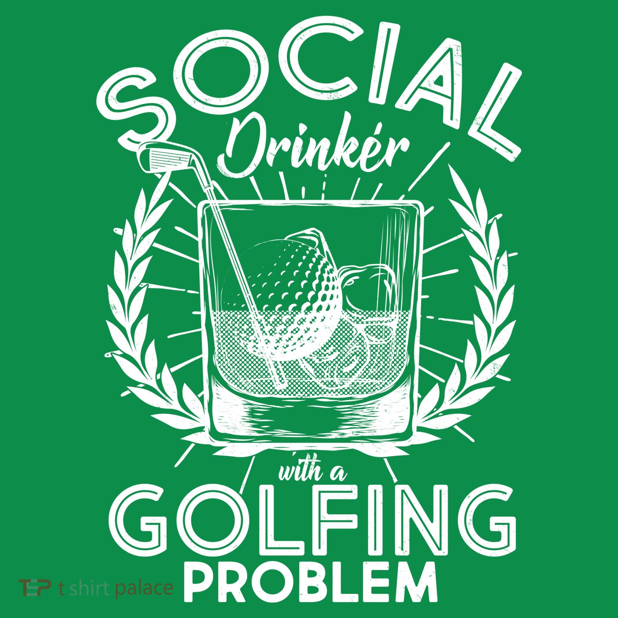Social Drinker with a Golfing Problem Ornament