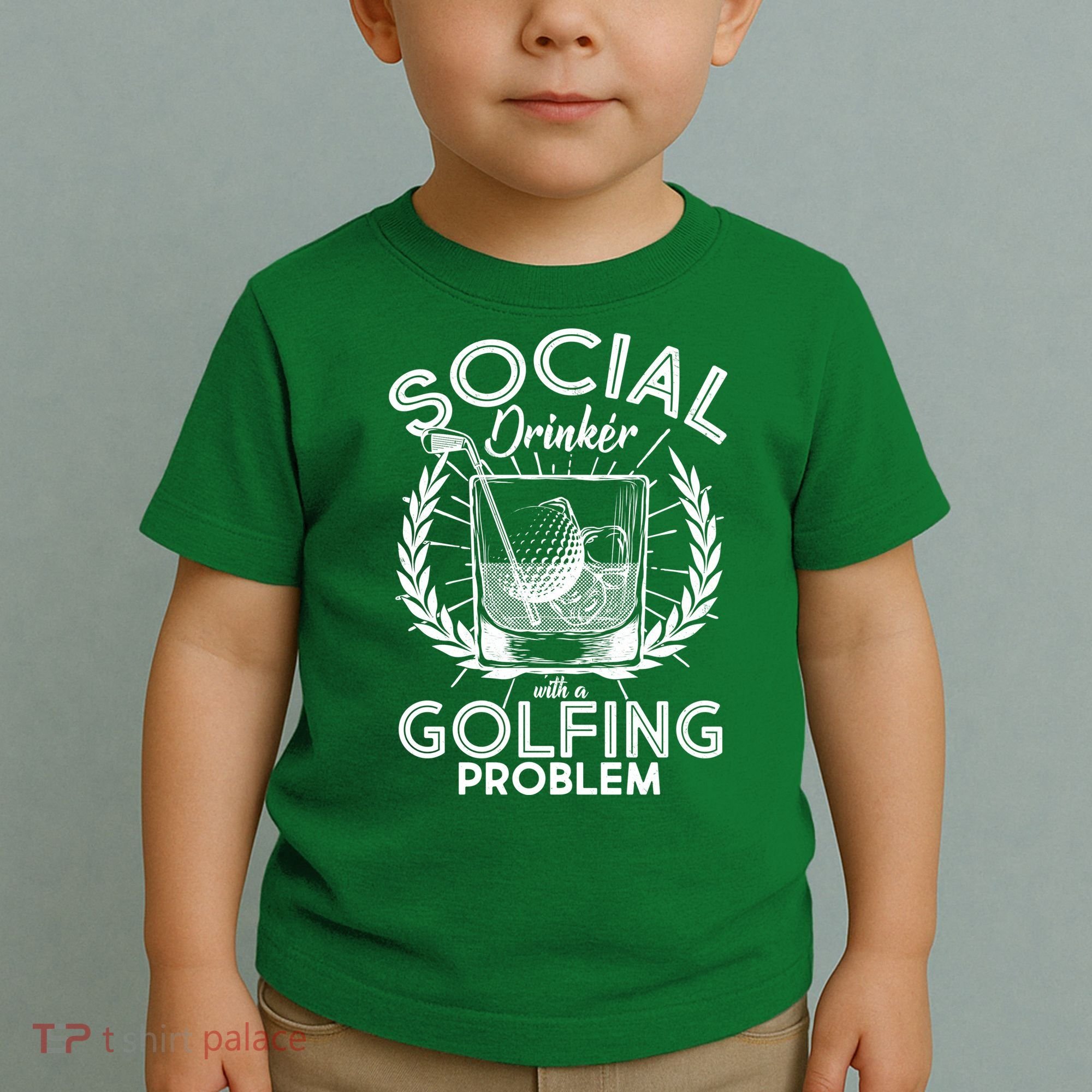 Social Drinker with a Golfing Problem Toddler T-Shirt