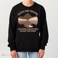 Social Fish-Tancing Funny Social Distancing Women's Sweatshirt thumb 0