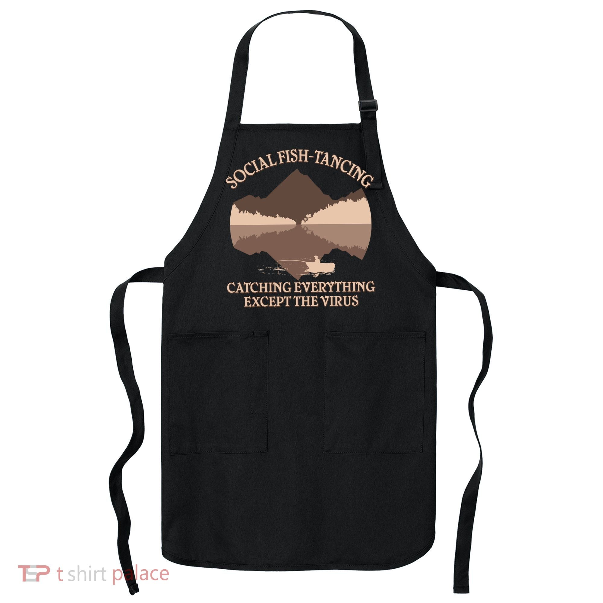 Social Fish-Tancing Funny Social Distancing Apron