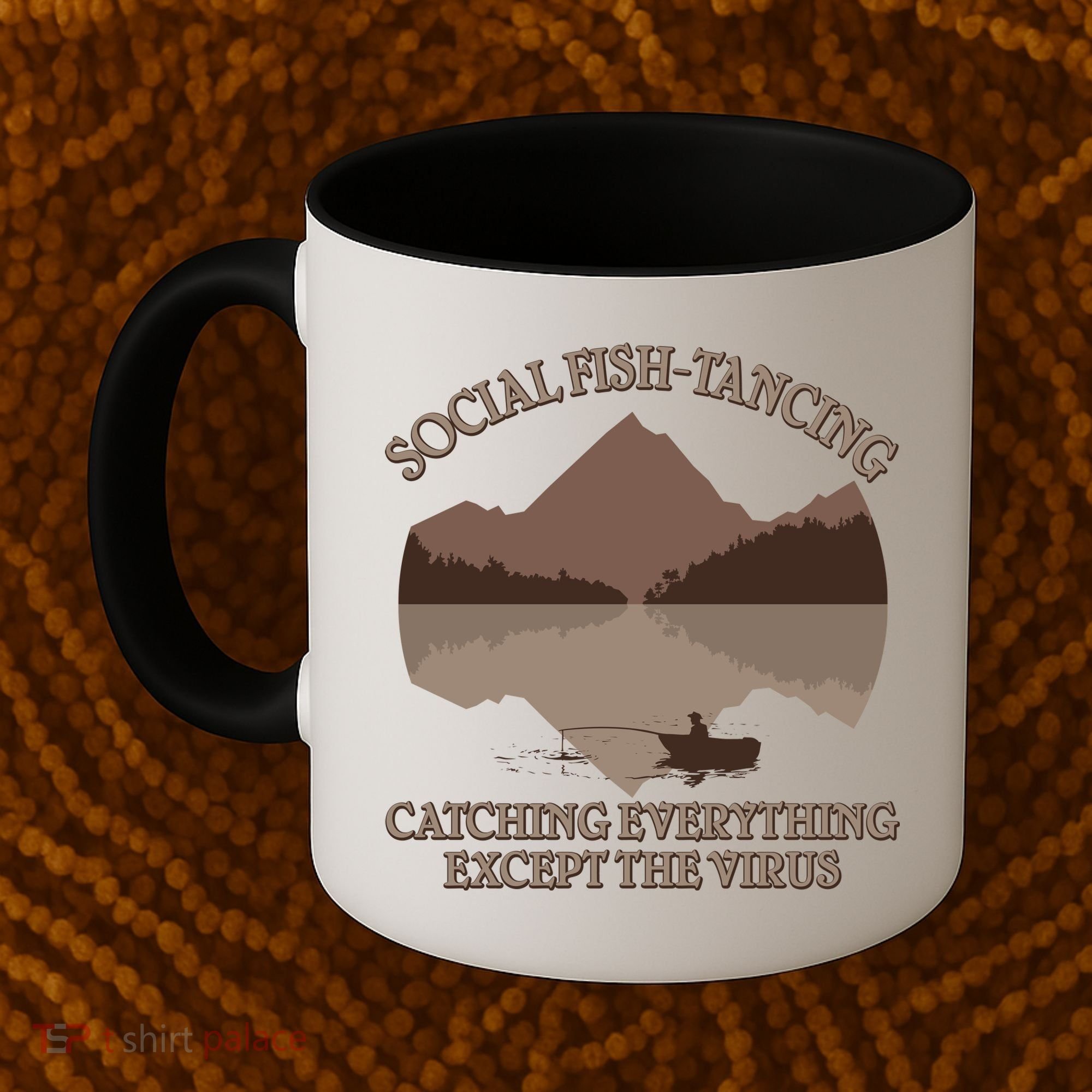 Social Fish-Tancing Funny Social Distancing Coffee Mug