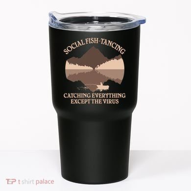 Social Fish-Tancing Funny Social Distancing Tumbler