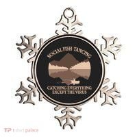 Social Fish-Tancing Funny Social Distancing Ornament thumb 0