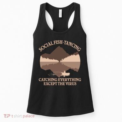 Social Fish-Tancing Funny Social Distancing Women's Tank Top