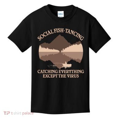 Social Fish-Tancing Funny Social Distancing Kids T-Shirt