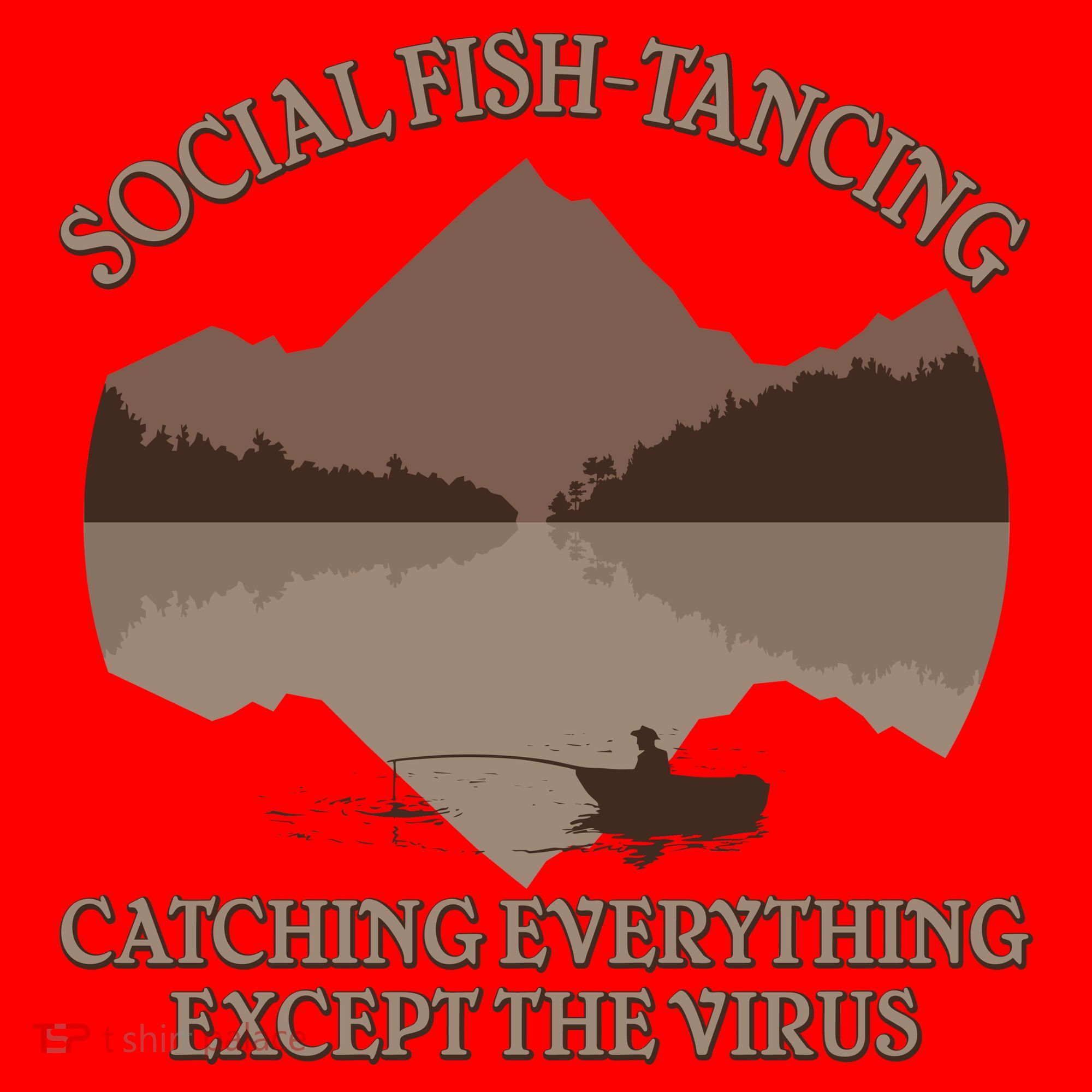 Social Fish-Tancing Funny Social Distancing Santa Hat
