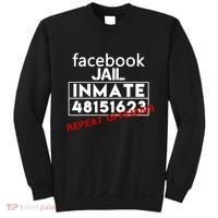 Social Media Jail Inmate Repeat Offender Sweatshirt thumb 0