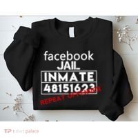 Social Media Jail Inmate Repeat Offender Sweatshirt thumb 2