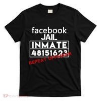 Social Media Jail Inmate Repeat Offender T-Shirt thumb 0